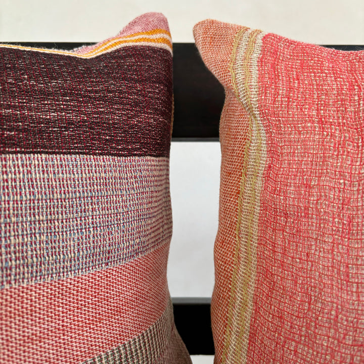 Silk and Wool Cushion 50 x 50cm | Autumn