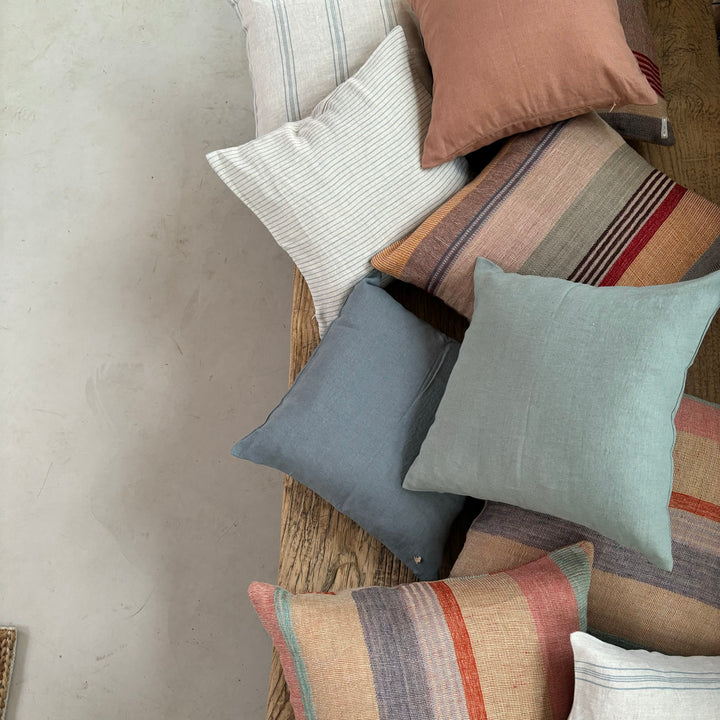 Silk and Wool Cushion 50 x 50cm | Autumn