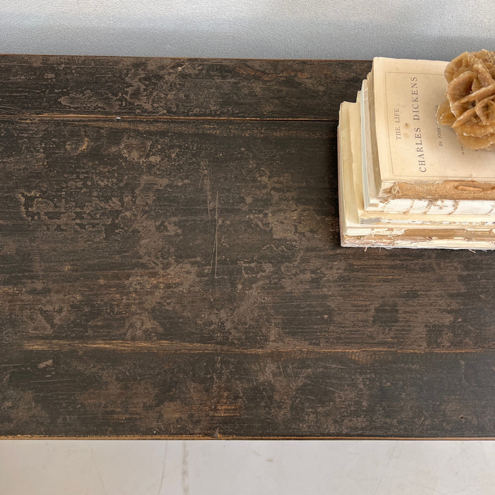 Small Antique Black Console Table | Tamara