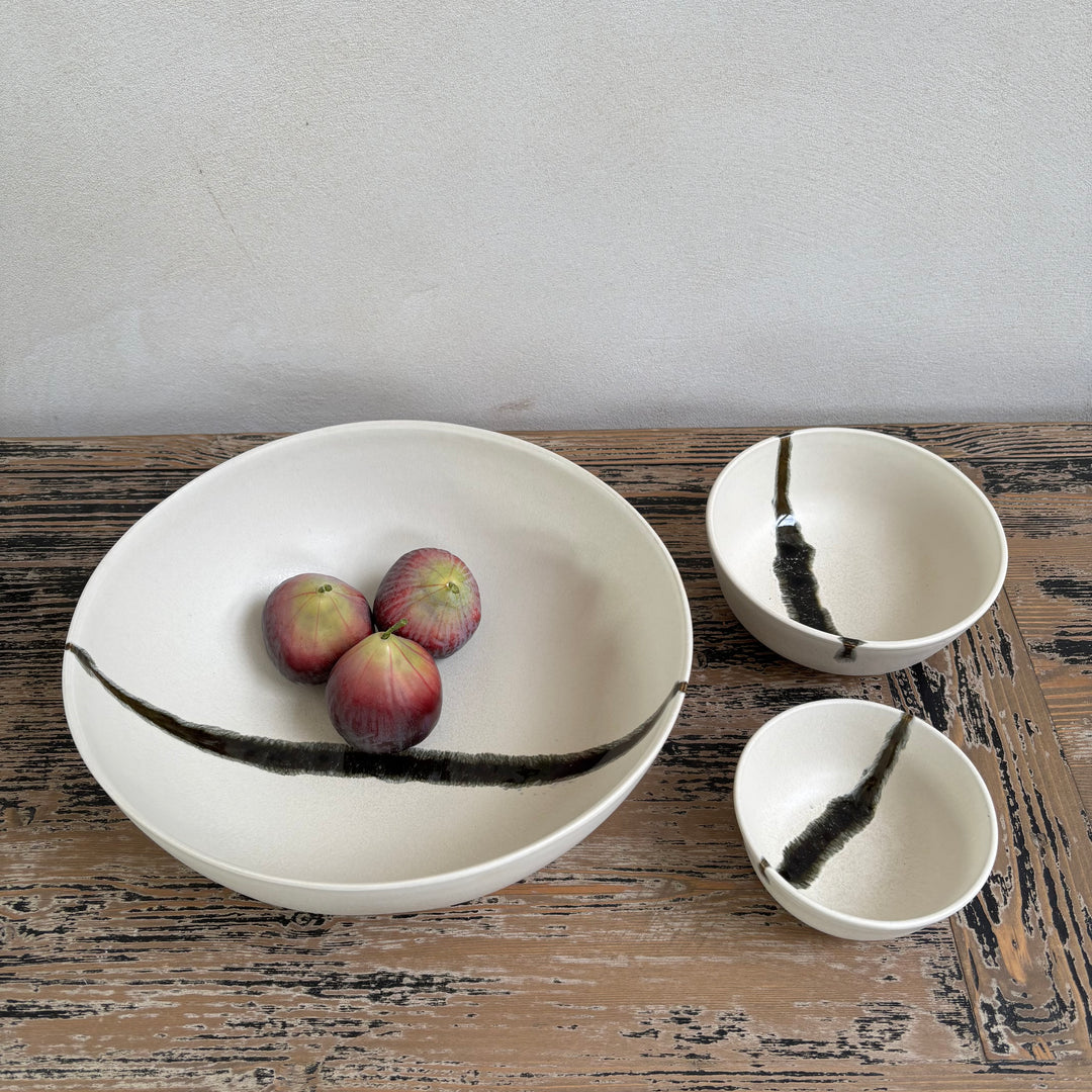 Small Artisan Serving Bowl | Wabi Sabi