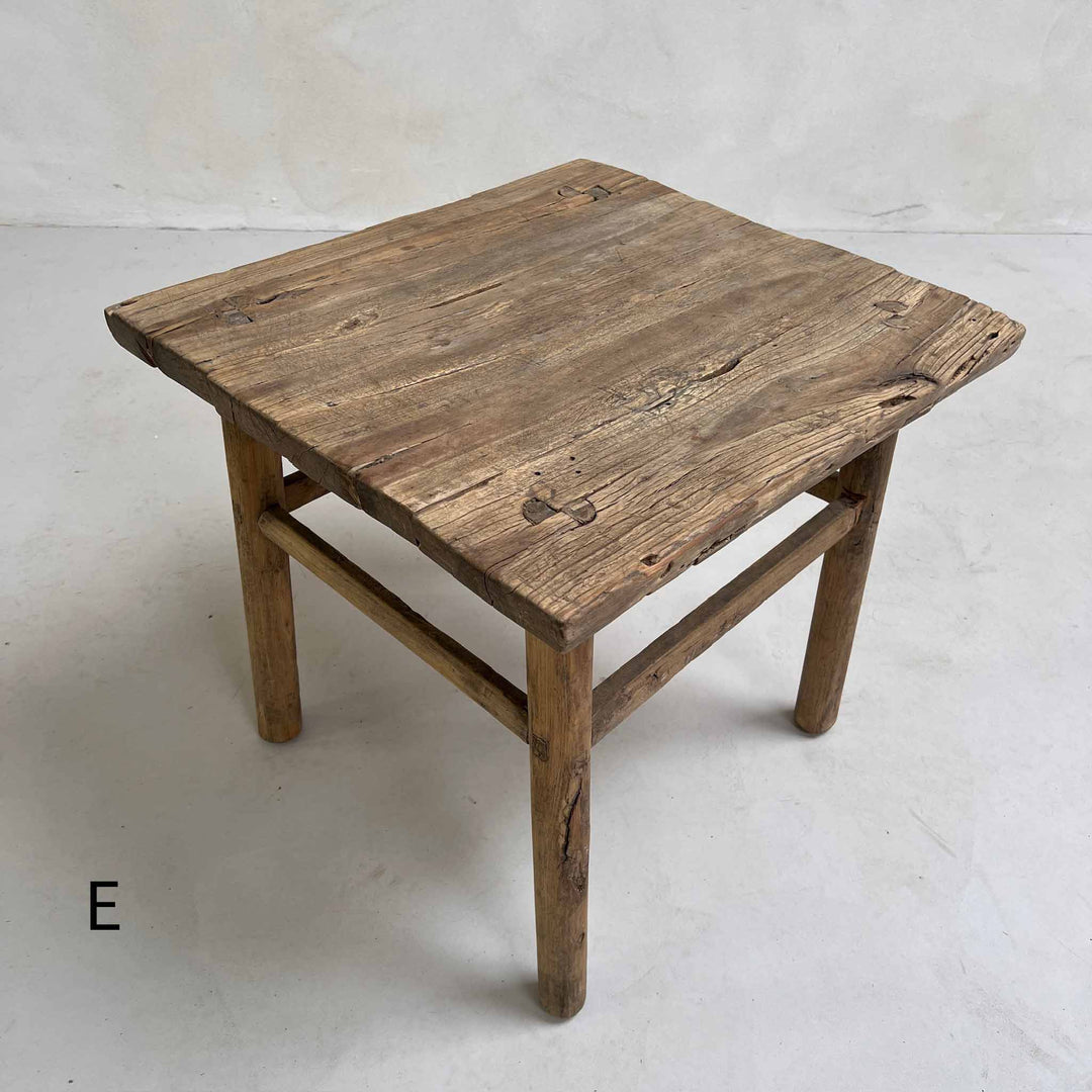 Square Antique Side Tables E