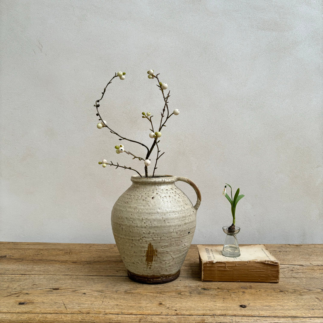 Textured Glazed Ceramic Vase