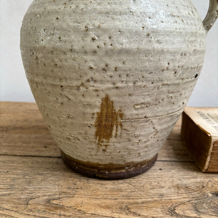Textured Glazed Ceramic Vase
