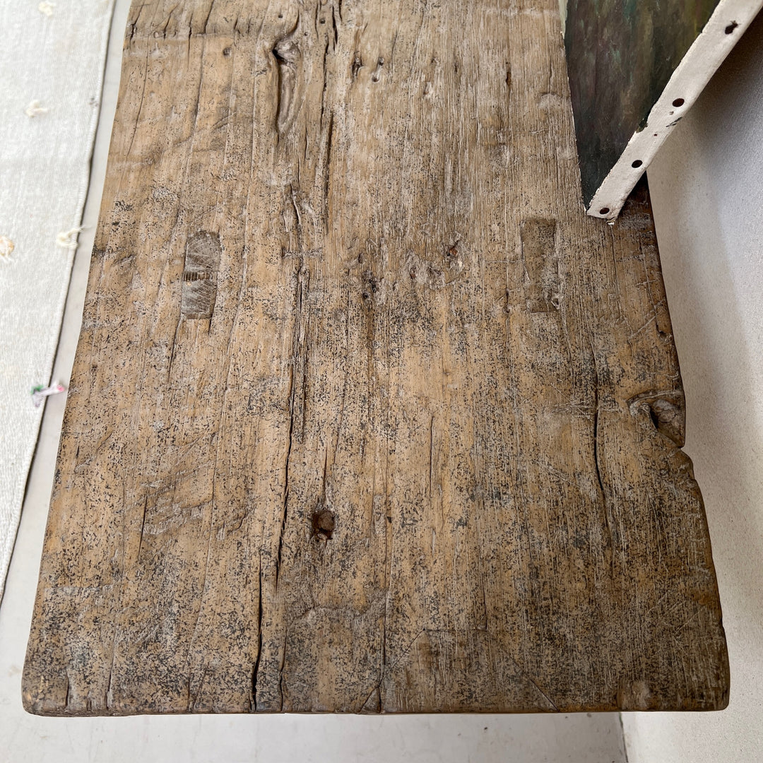 Unique antique hallway bench | Clarke