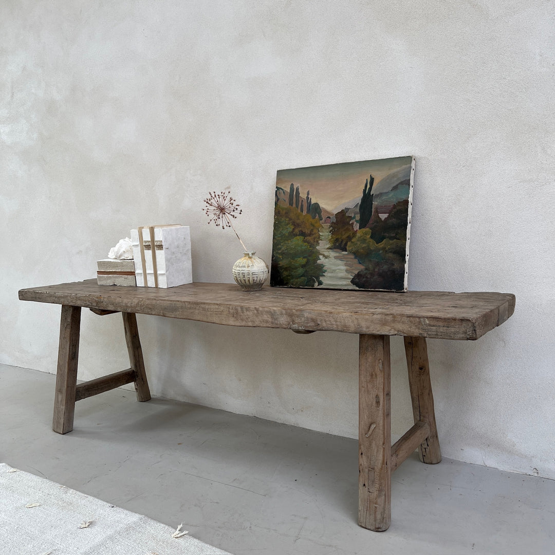 Unique antique hallway bench | Clarke