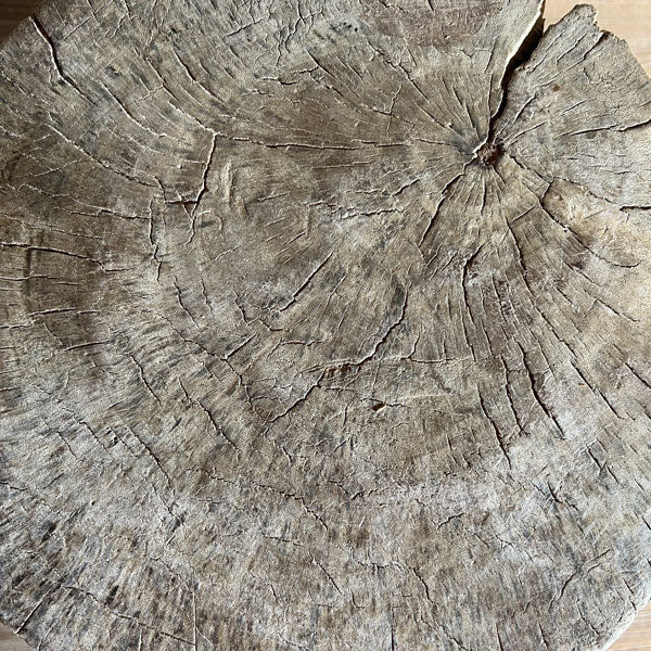 Vintage African Round Stool