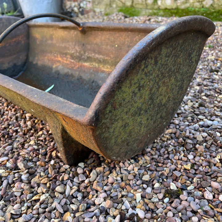 Vintage Cast iron feeding trough planter