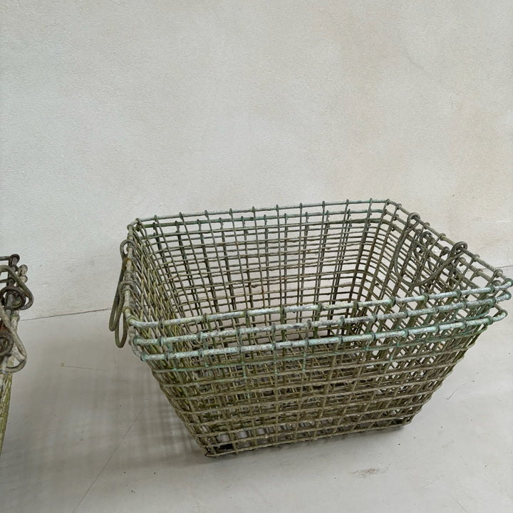 Vintage French Oyster Basket