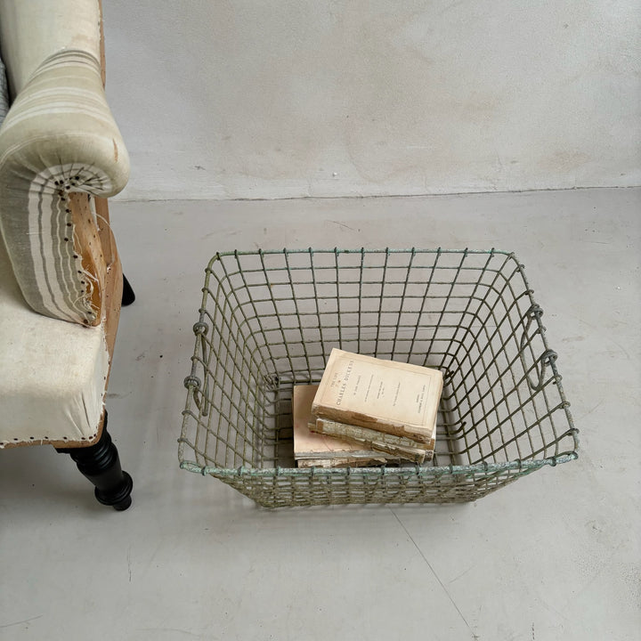 Vintage French Oyster Basket