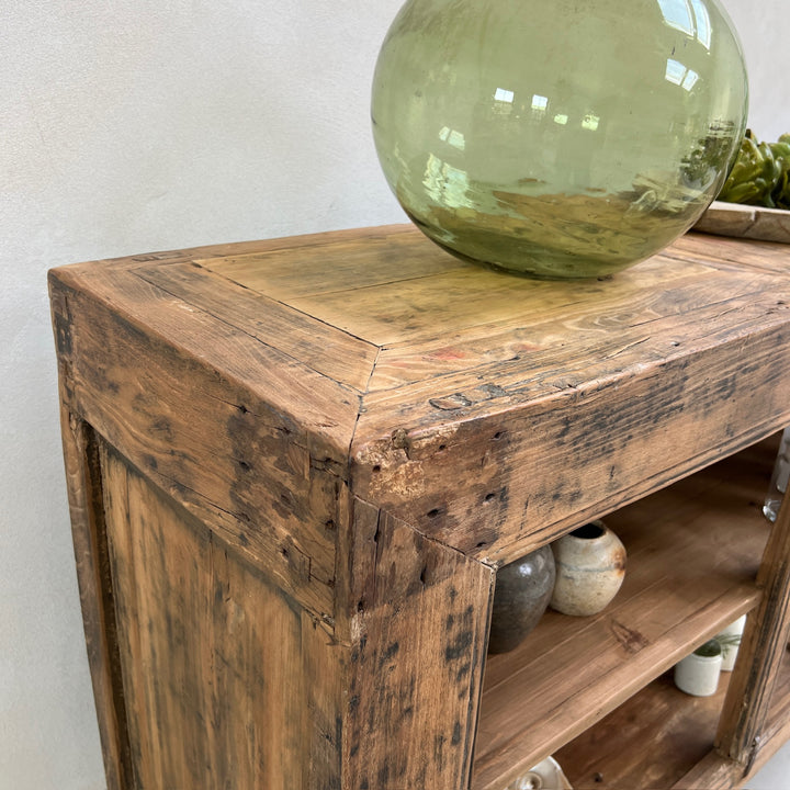 Vintage Rustic Open Cabinet | Mouna