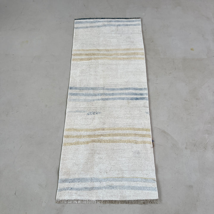 Vintage Stripe linen runner No: 4, 67cm x 173cm