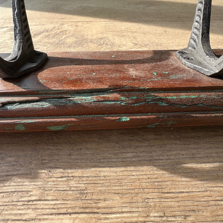 Vintage Wooden Coat Rack | 5 Hooks