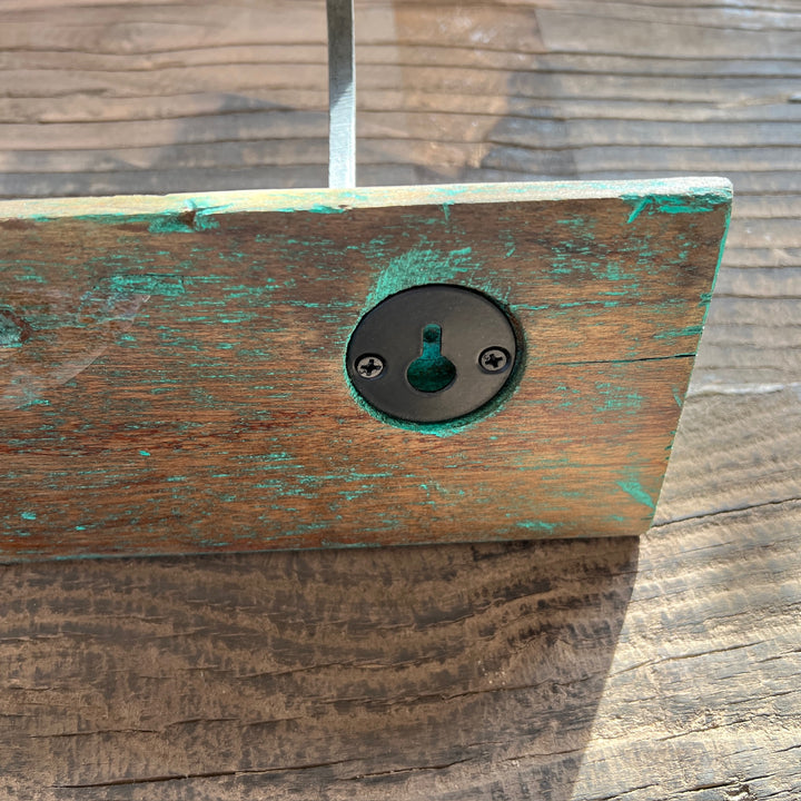Vintage Wooden Coat Rack | 5 Hooks