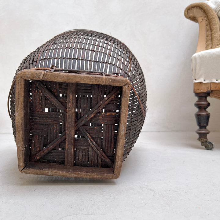 Vintage paddy field basket | Sumba d