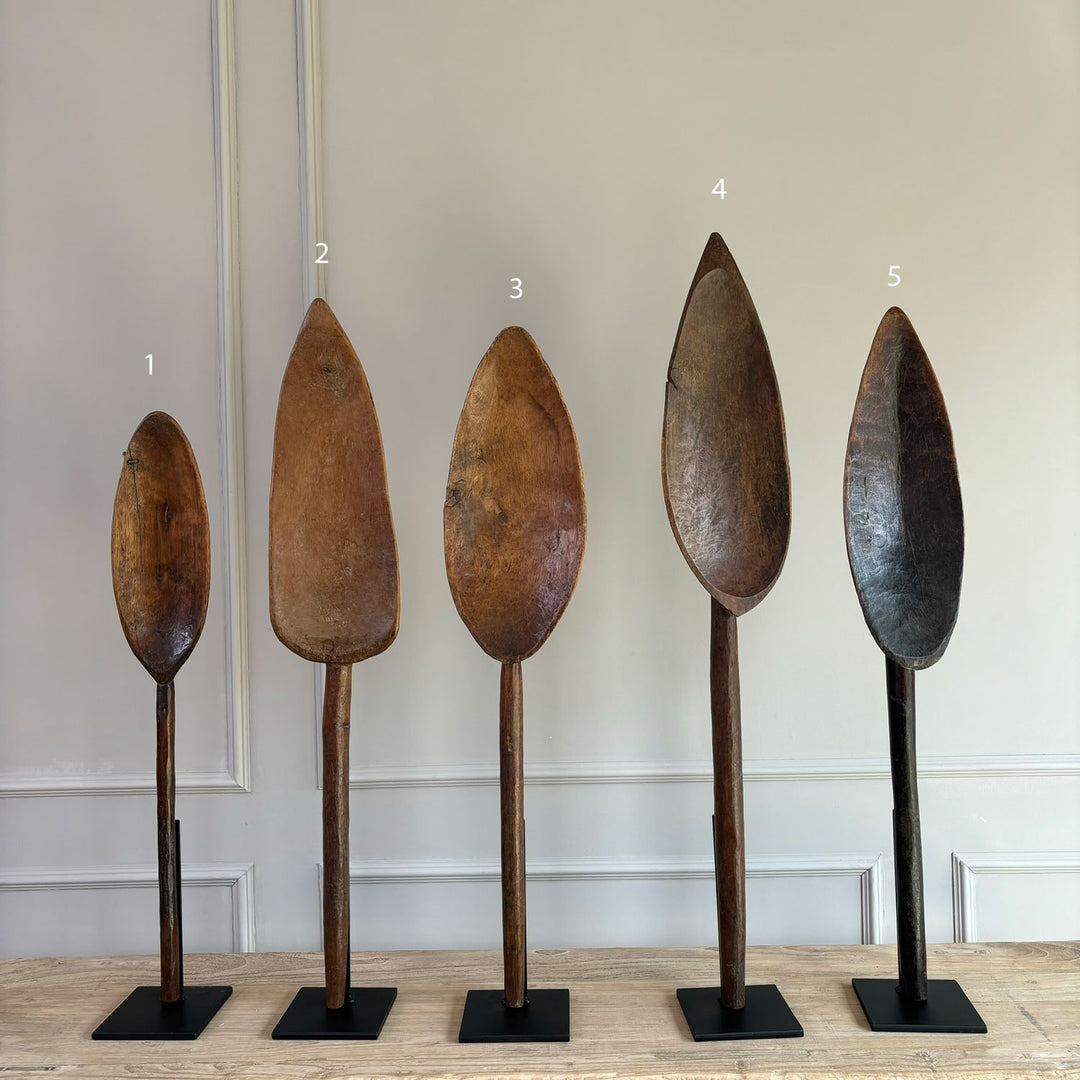 antique-african-standing-wooden-spoon-group