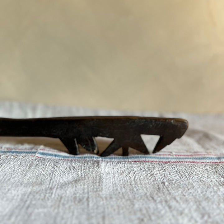 Ornate antique carved spoon