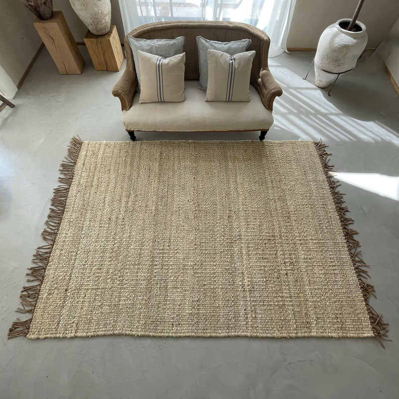 Bleached hemp rug 170x240cm