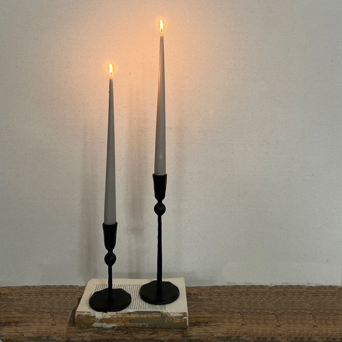 Black Metal Bobble candlestick M