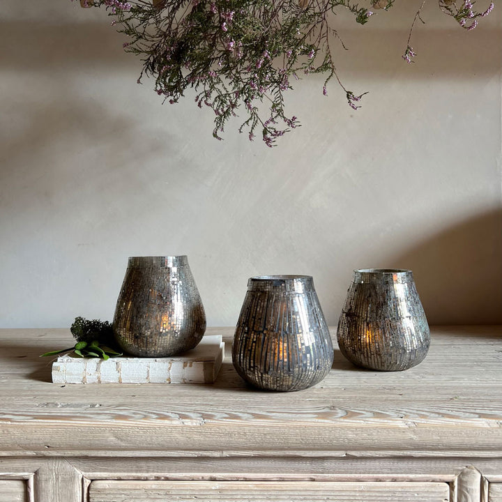 Mercury Mirrored Tealight Holder