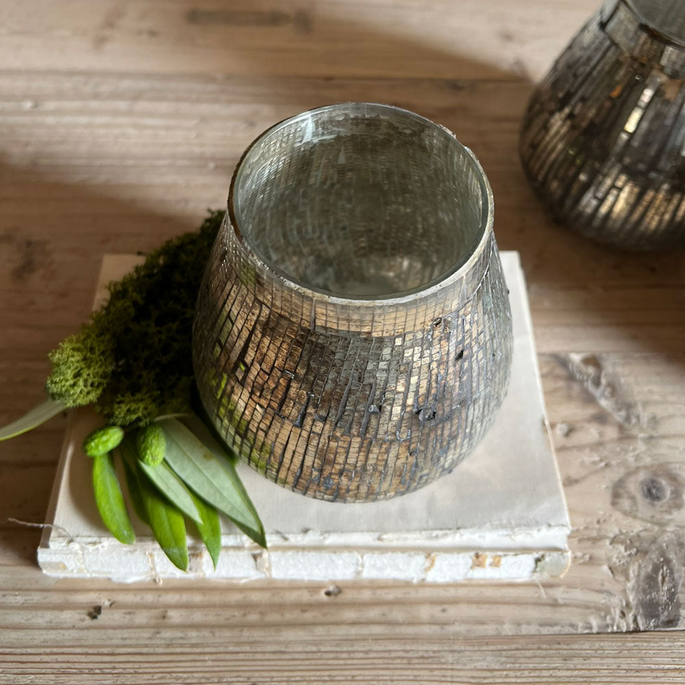 Mercury Mirrored Tealight Holder