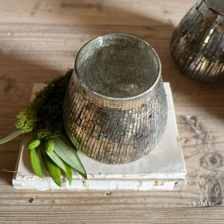 Mercury Mirrored Tealight Holder