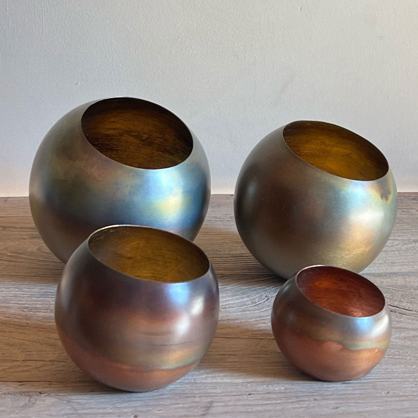 Metal Copper Votive | Medium