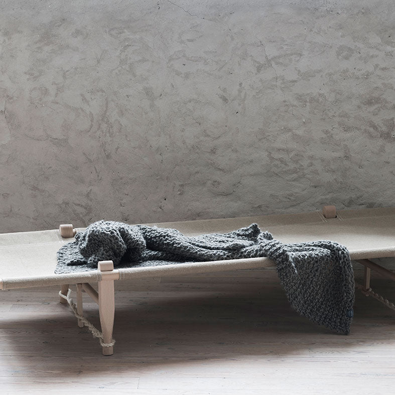Gotland wool throw charcoalGotland wool throw charcoal