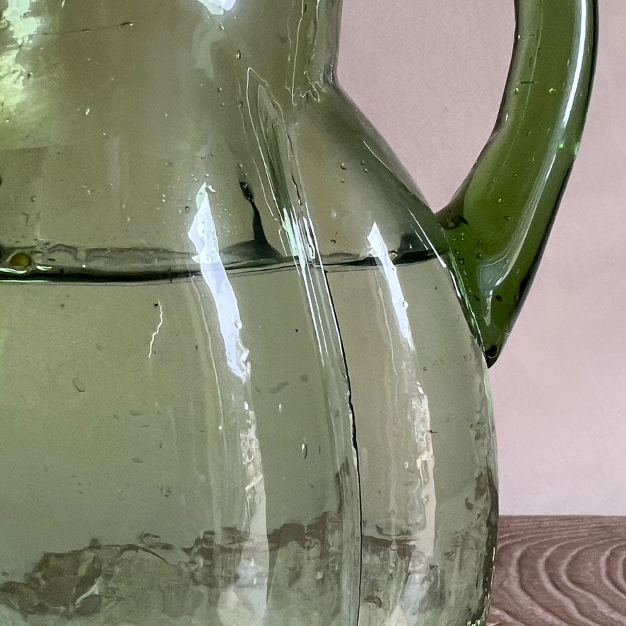 Hand blown moroccan Jug