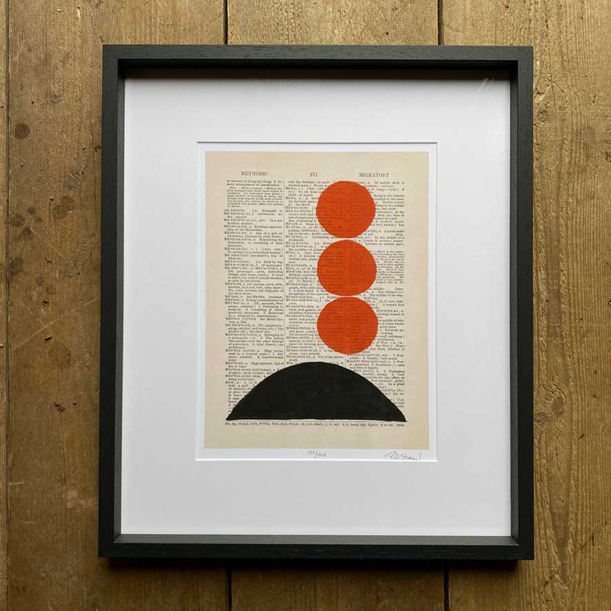 Framed Vintage Book Print | Sphere