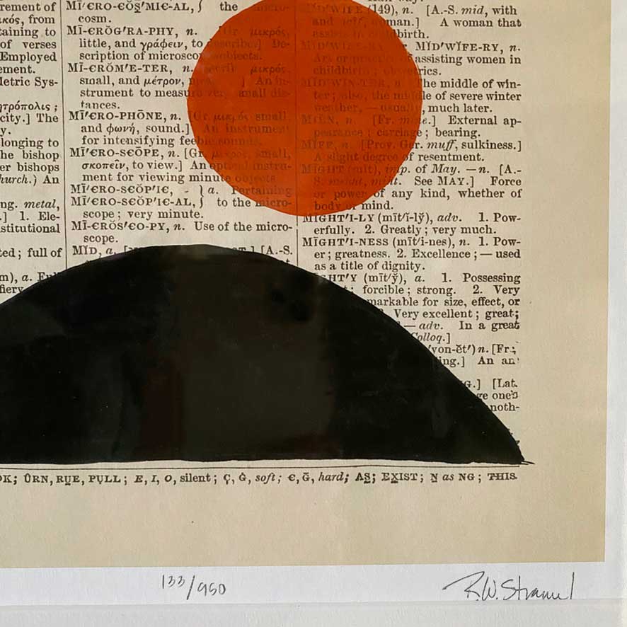 Framed Vintage Book Print | Sphere