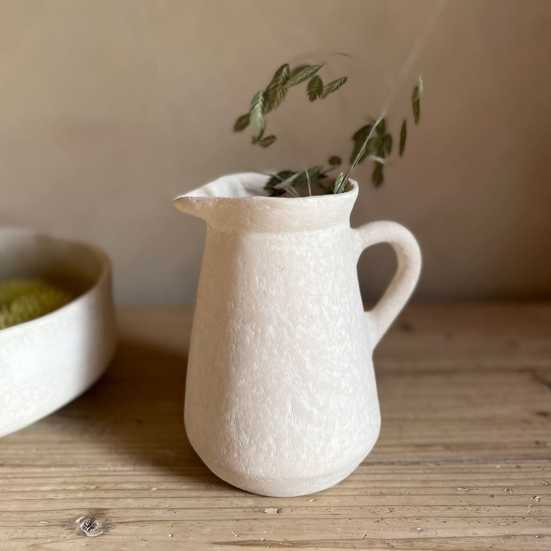 Stoneware Neutral jug |E