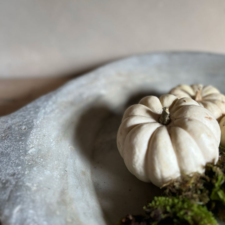 Large marble antique plate