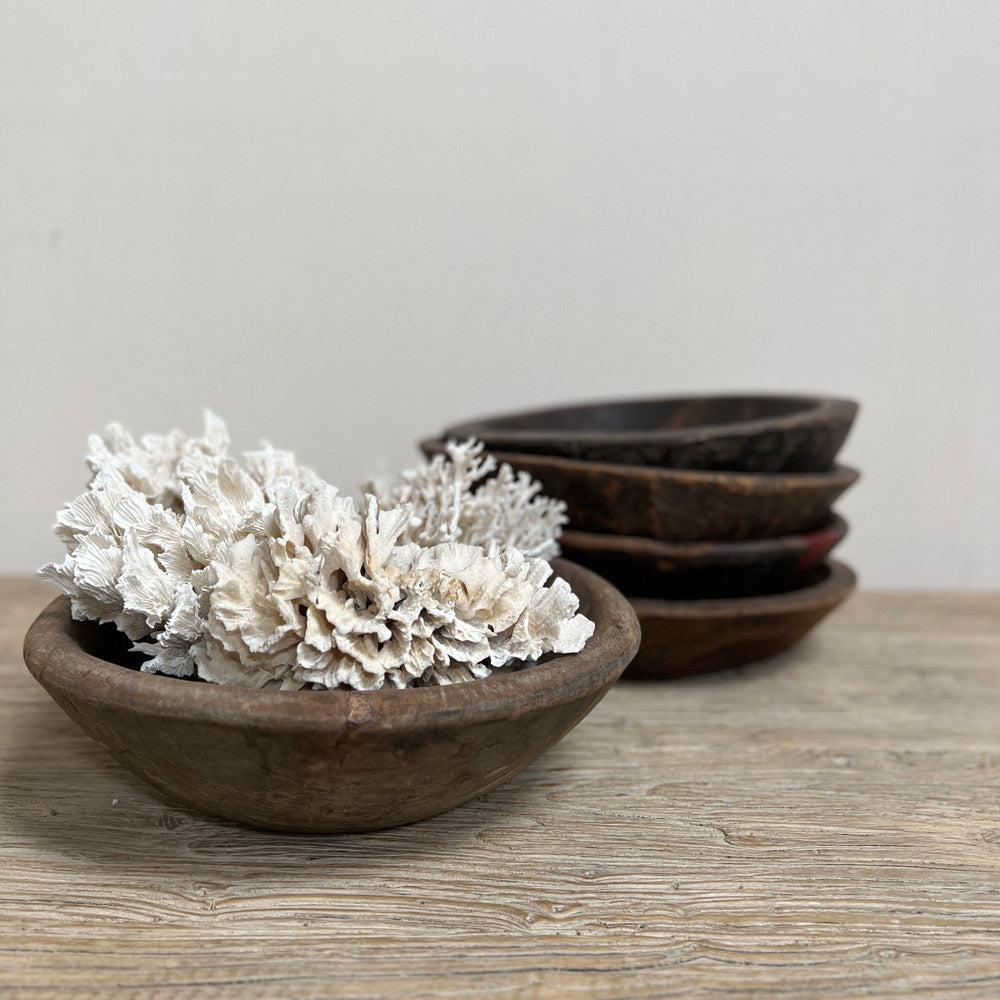 Rustic wooden bowl Mattia