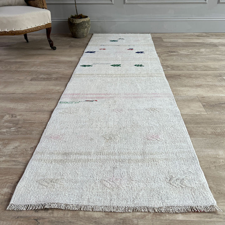 Navajo design vintage linen runner