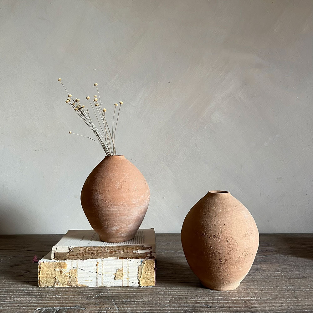 Tall terracotta vase or bowl | Paros