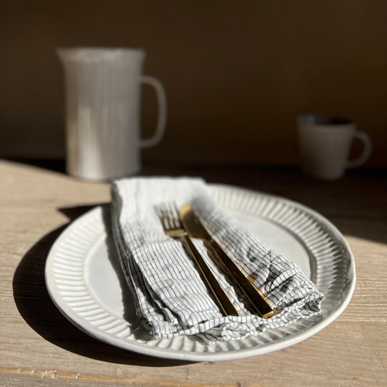 Pinstripe Linen Napkin