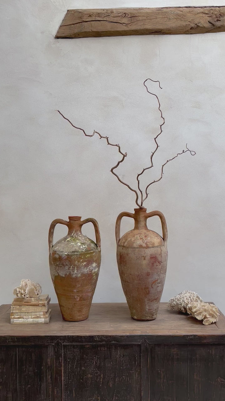 Rustic Antique Teccacotta Amphoras