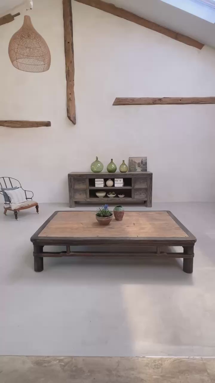 Antique extra large coffee table | Blake
