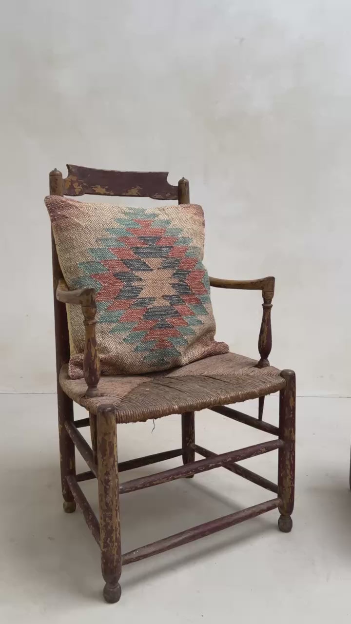 Handwoven Kilim Cushion | Blue