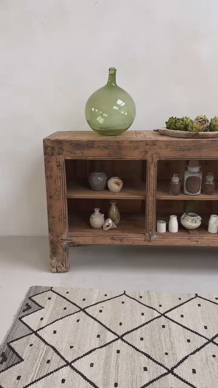 Vintage Rustic Open Cabinet | Mouna
