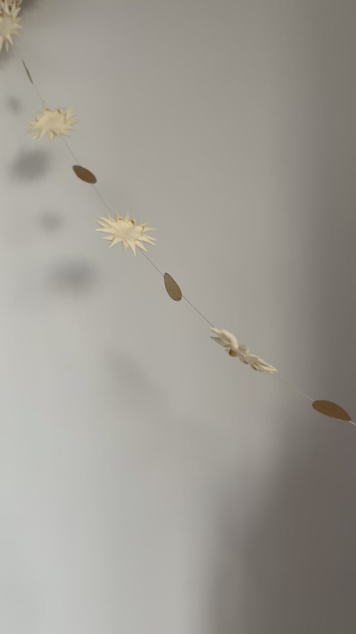 Christmas Dot and Stars Paper Garland