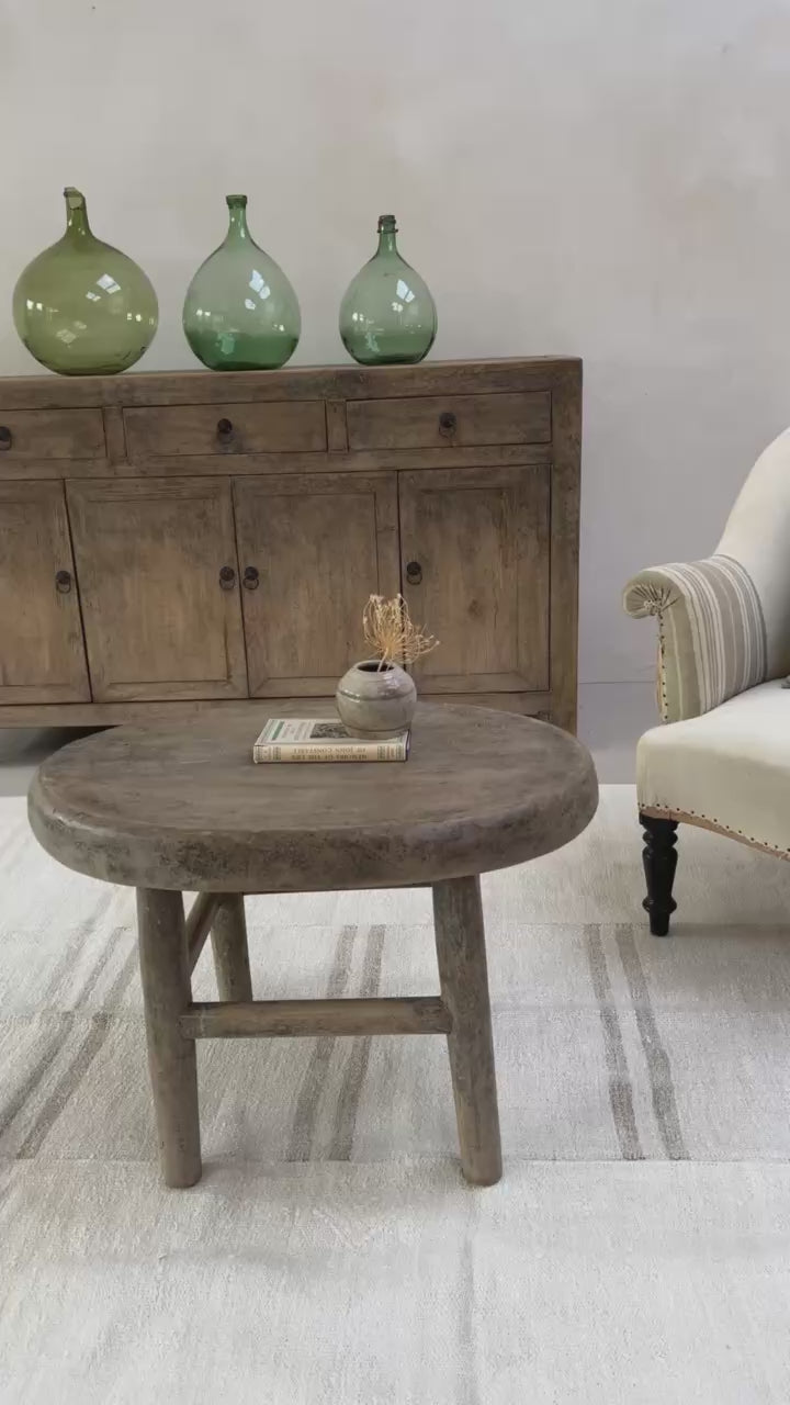Antique Oval Side Table | Morgana