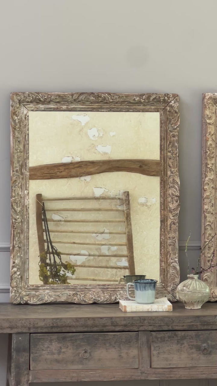 Antique French Ornate Mirror