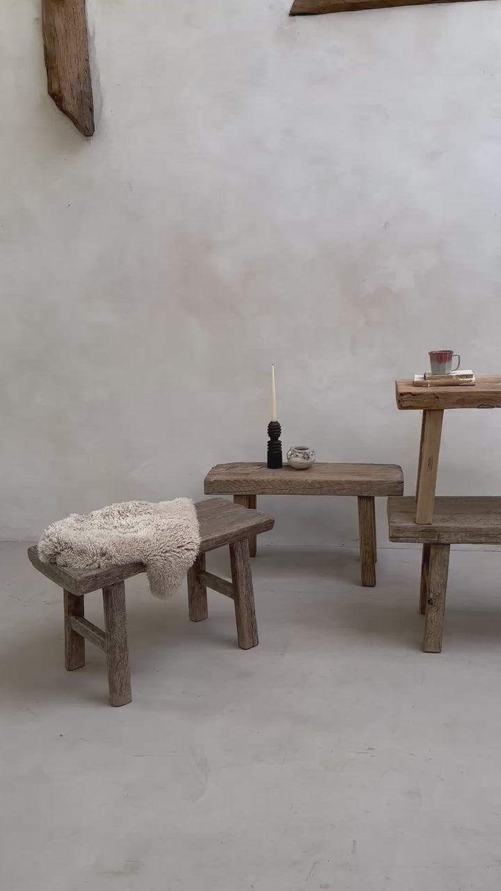 Choice of Rustic Antique Elm Bench