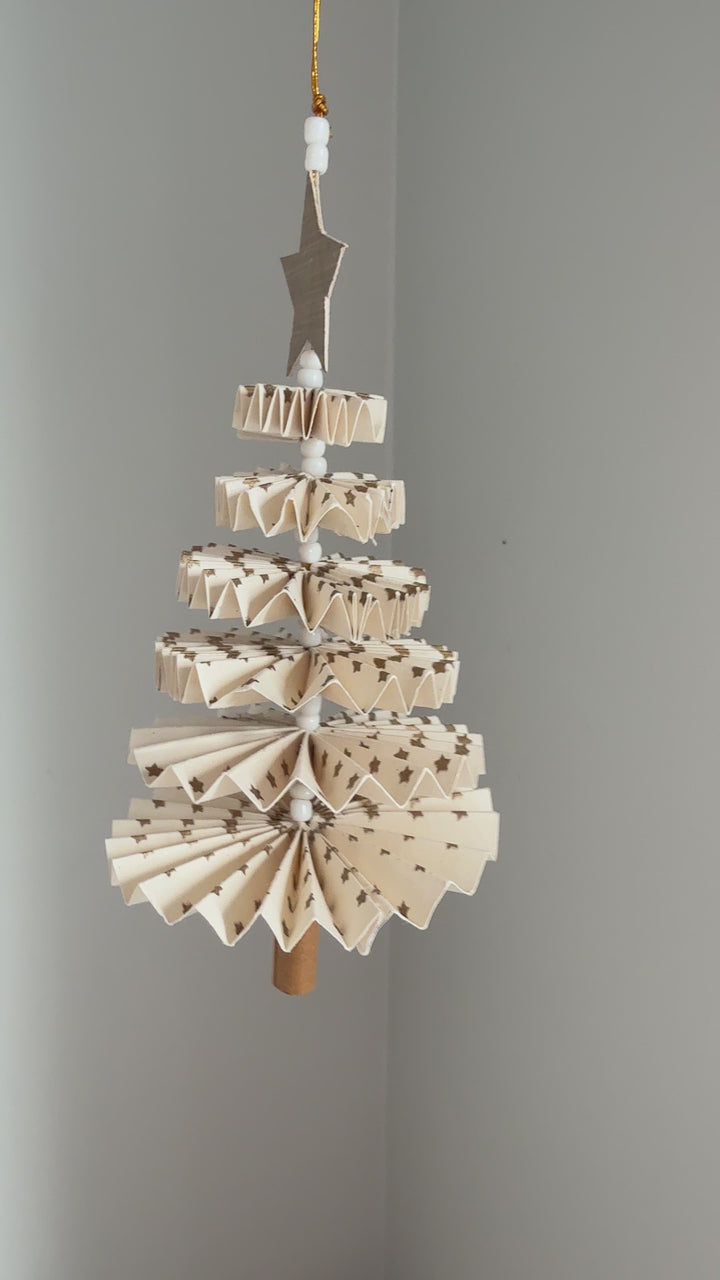 Folded Paper Decoration | Star Tree