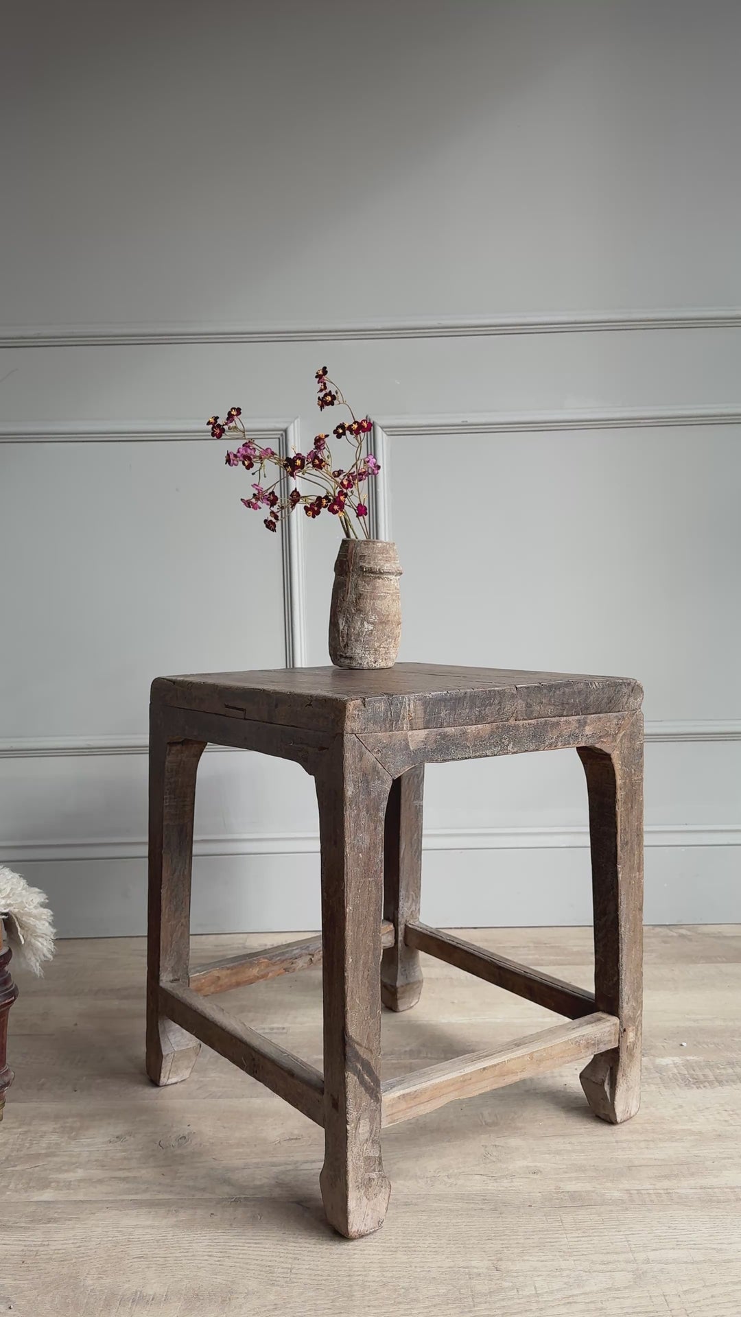 Original Antique Side Table Bale