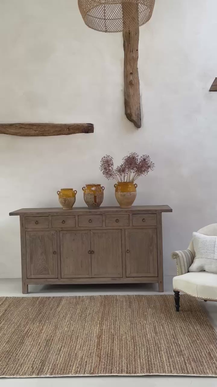 Antique Elm Cupboard Christopher