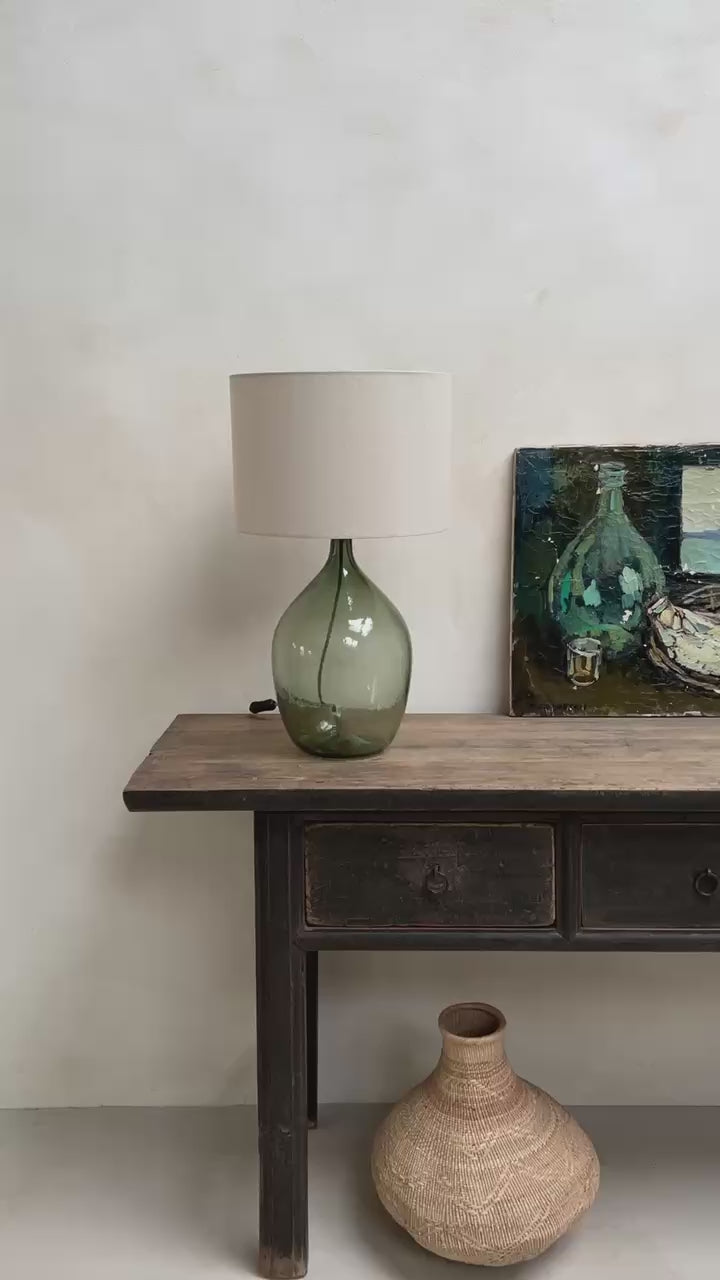 Glass Carboy Table Lamp Large
