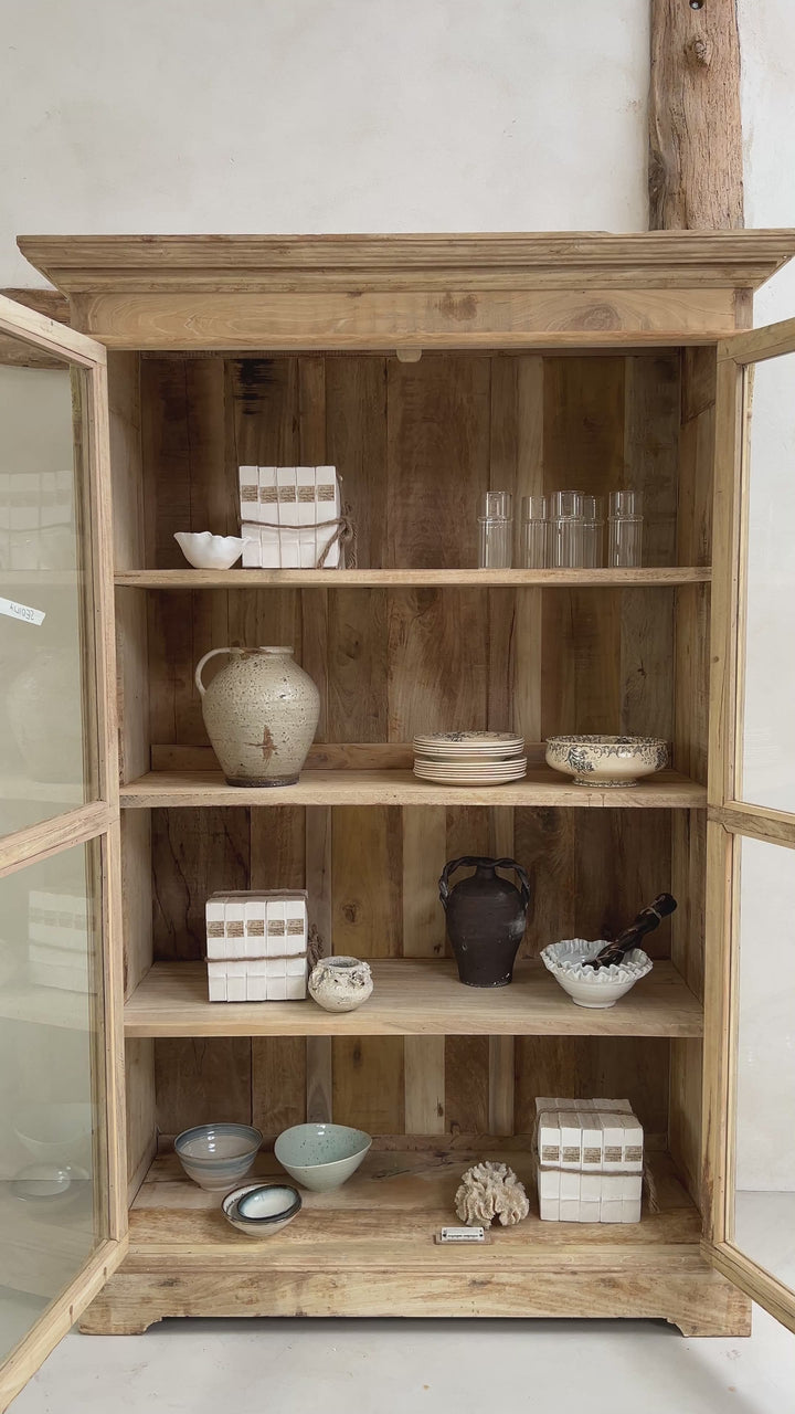 Reclaimed Wooden Glazed Cabinet | Sedilia
