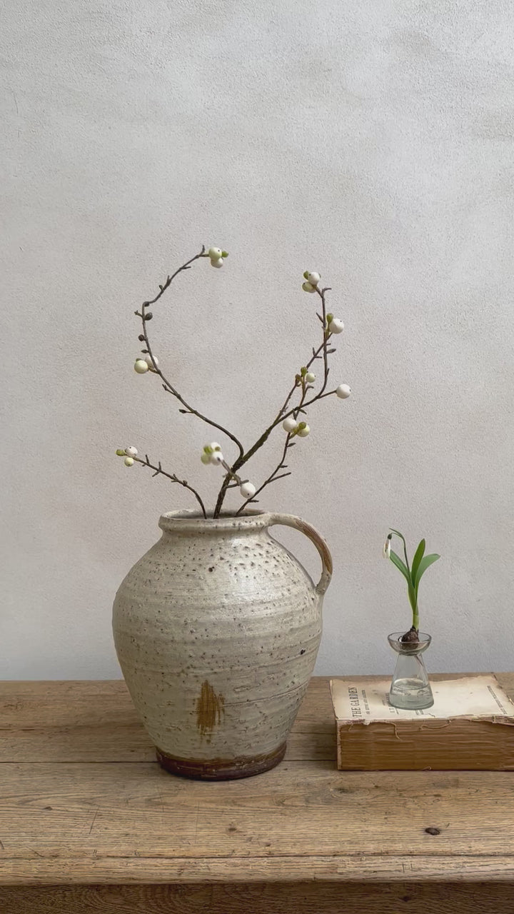 Textured Glazed Ceramic Vase d